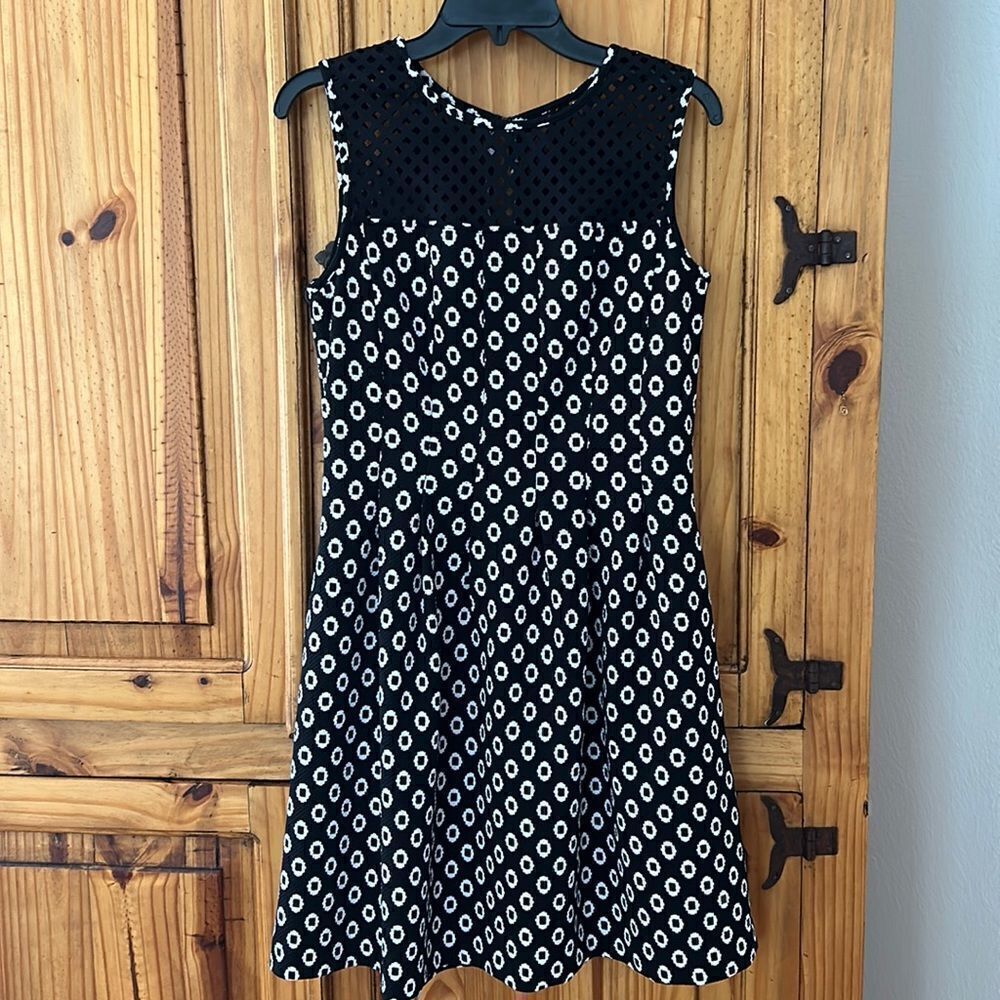 ***** 5 for $25 S.L. Fashions Black and White Dress